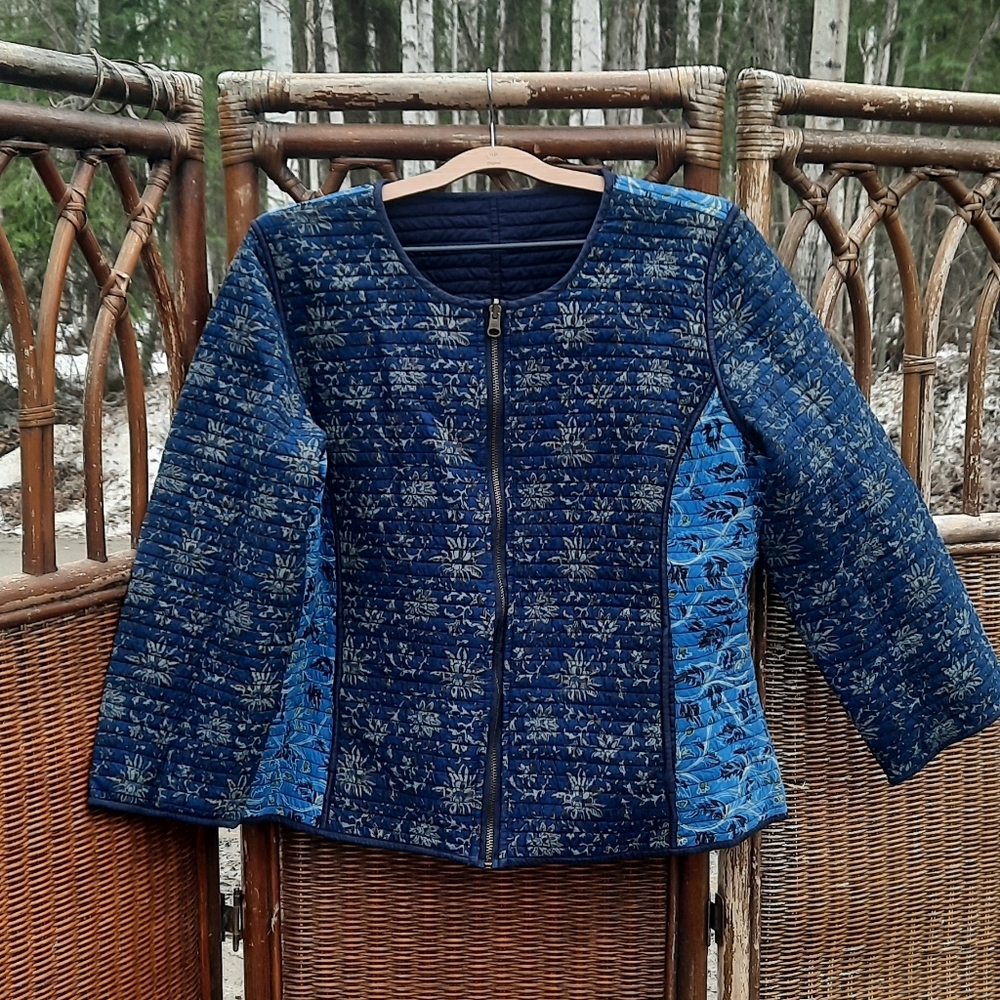 🌟3/50 Interchangeable Vintage Style Floral Zip Up Coat